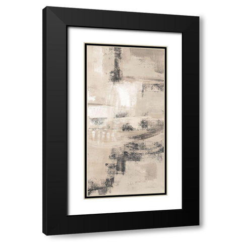 Neutral Shades III Black Modern Wood Framed Art Print with Double Matting by Vassileva, Silvia