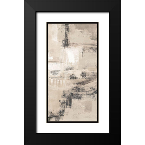 Neutral Shades III Black Modern Wood Framed Art Print with Double Matting by Vassileva, Silvia