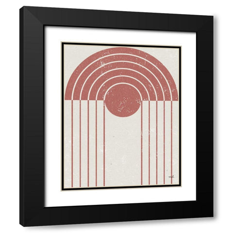 Terracotta Gate I Black Modern Wood Framed Art Print with Double Matting by Hershey, Moira