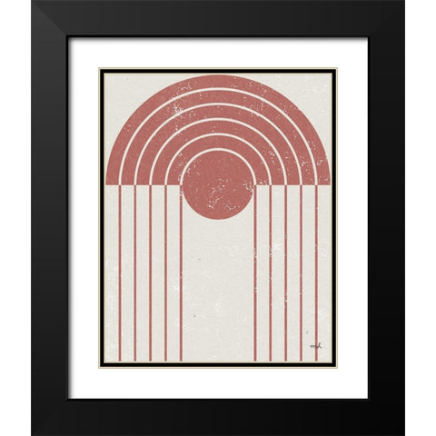 Terracotta Gate I Black Modern Wood Framed Art Print with Double Matting by Hershey, Moira