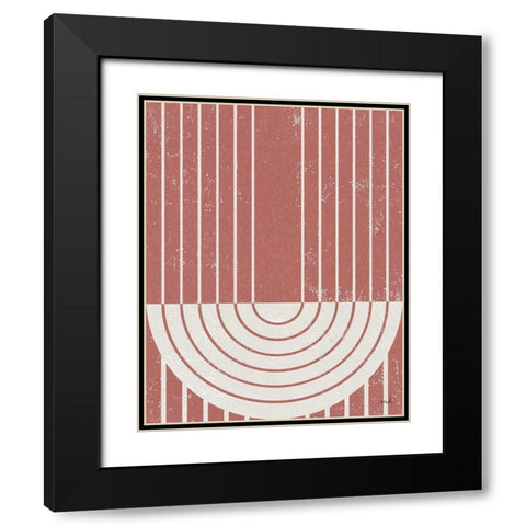 Terracotta Gate II Black Modern Wood Framed Art Print with Double Matting by Hershey, Moira