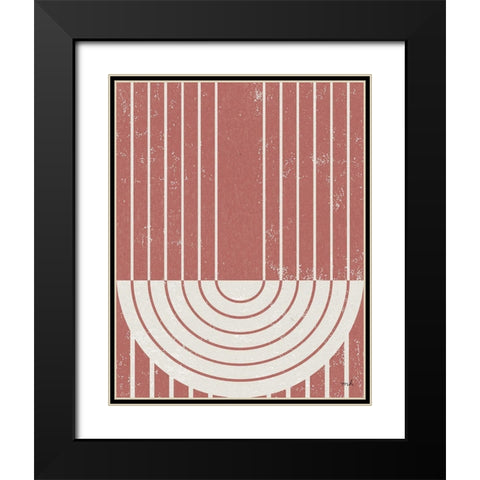 Terracotta Gate II Black Modern Wood Framed Art Print with Double Matting by Hershey, Moira