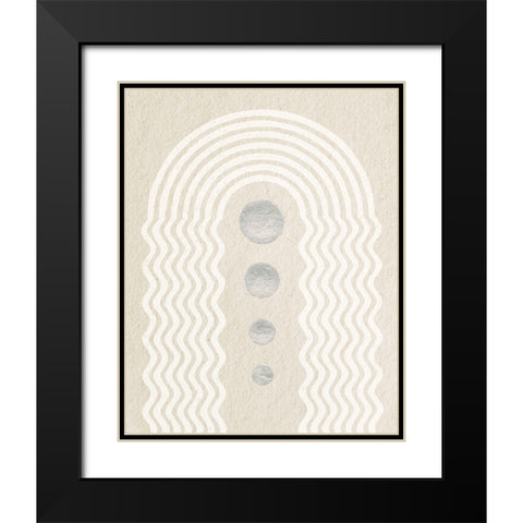 Good Vibrations I Neutral Black Modern Wood Framed Art Print with Double Matting by Hershey, Moira