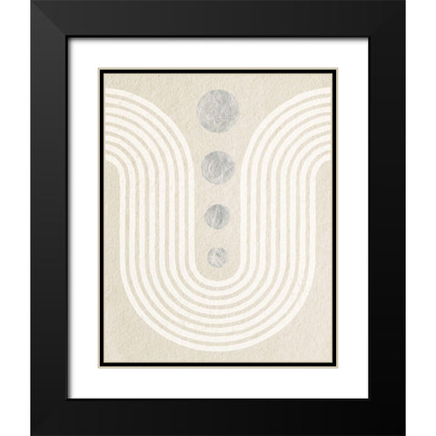 Good Vibrations II Neutral Black Modern Wood Framed Art Print with Double Matting by Hershey, Moira