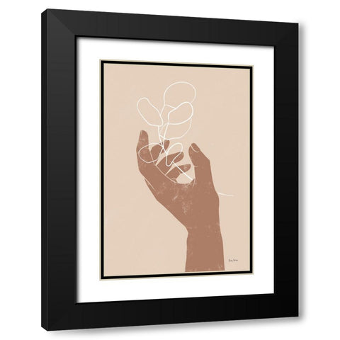 Boho Dreams I Neutral Black Modern Wood Framed Art Print with Double Matting by Thorns, Becky