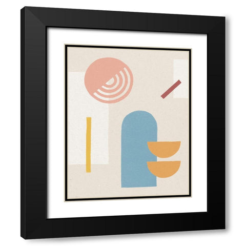 Shapely Serenity I Black Modern Wood Framed Art Print with Double Matting by Hershey, Moira