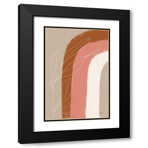 Desert Sunrise V Black Modern Wood Framed Art Print with Double Matting by Thorns, Becky