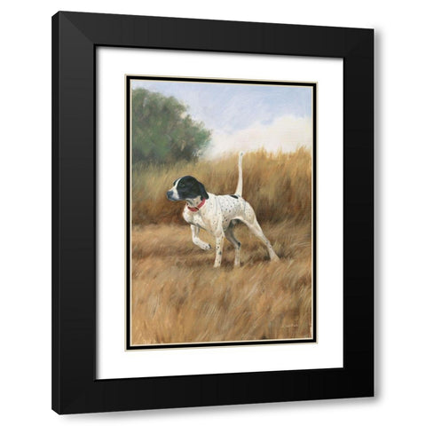Hunting Dog II Black Modern Wood Framed Art Print with Double Matting by Wiens, James