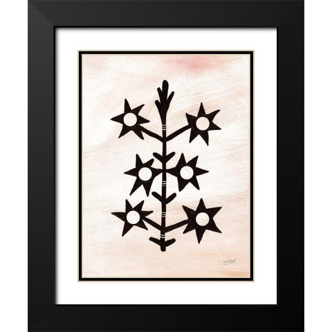 Star Grass Black Modern Wood Framed Art Print with Double Matting by Mack, Lynn