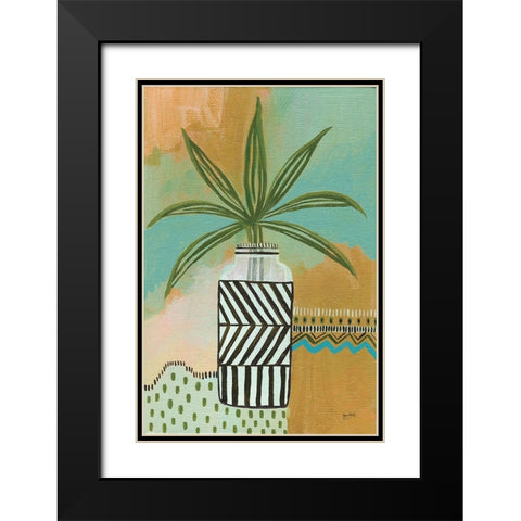 My Tribe Black Modern Wood Framed Art Print with Double Matting by Mack, Lynn