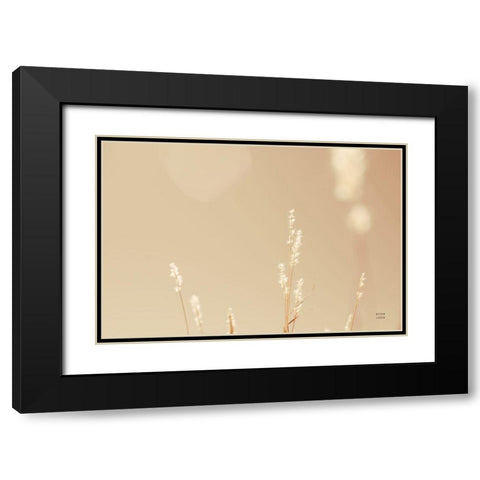 Lakeside Grasses I Black Modern Wood Framed Art Print with Double Matting by Larson, Nathan