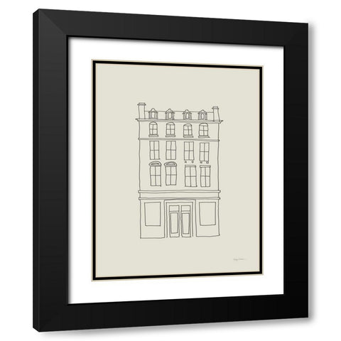 Buildings of London II Black Modern Wood Framed Art Print with Double Matting by Tillmon, Avery