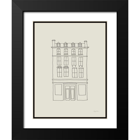 Buildings of London II Black Modern Wood Framed Art Print with Double Matting by Tillmon, Avery
