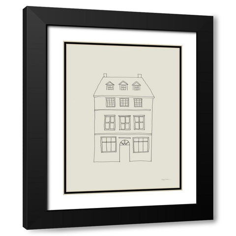 Buildings of London IV Black Modern Wood Framed Art Print with Double Matting by Tillmon, Avery