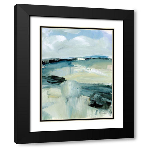 Windswept Landscape III Black Modern Wood Framed Art Print with Double Matting by Pete, Katrina