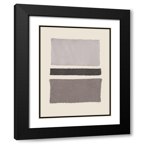 Painted Weaving IV Neutral Black Modern Wood Framed Art Print with Double Matting by Rhue, Piper