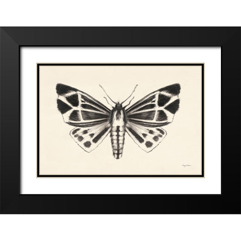Moth III Black Modern Wood Framed Art Print with Double Matting by Tillmon, Avery