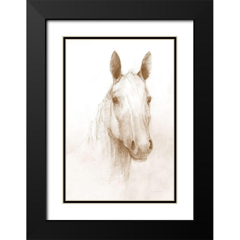 Romeo  Sepia Black Modern Wood Framed Art Print with Double Matting by Tillmon, Avery