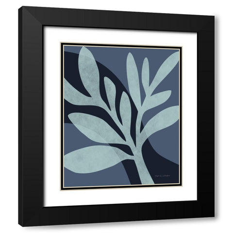 Dreamy Leaves II Black Modern Wood Framed Art Print with Double Matting by Gallagher, Megan