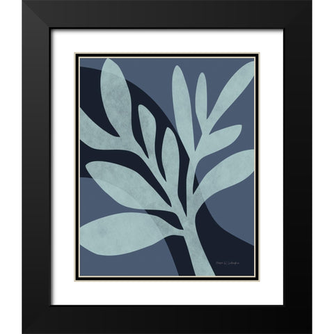 Dreamy Leaves II Black Modern Wood Framed Art Print with Double Matting by Gallagher, Megan
