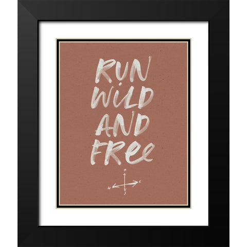 Boho Spirit I Black Modern Wood Framed Art Print with Double Matting by Wild Apple Portfolio