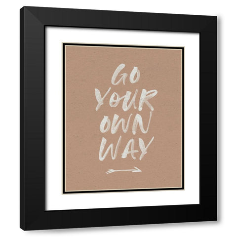 Boho Spirit II Black Modern Wood Framed Art Print with Double Matting by Wild Apple Portfolio