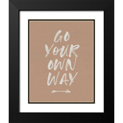 Boho Spirit II Black Modern Wood Framed Art Print with Double Matting by Wild Apple Portfolio