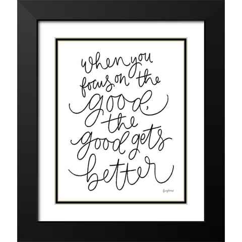 Calm Home IV White Crop Black Modern Wood Framed Art Print with Double Matting by Thorns, Becky
