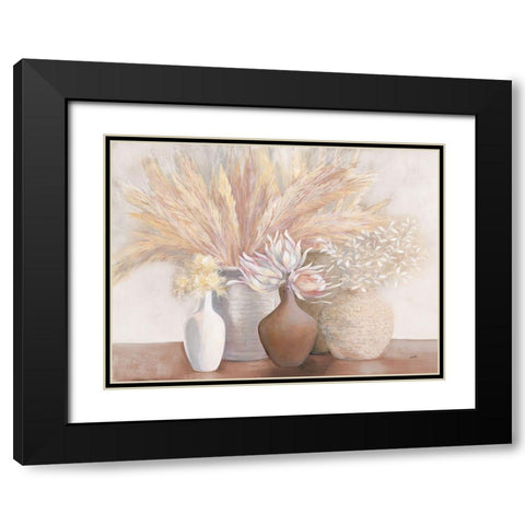 Natural Gentle Still Life Black Modern Wood Framed Art Print with Double Matting by Purinton, Julia