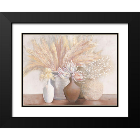 Natural Gentle Still Life Black Modern Wood Framed Art Print with Double Matting by Purinton, Julia