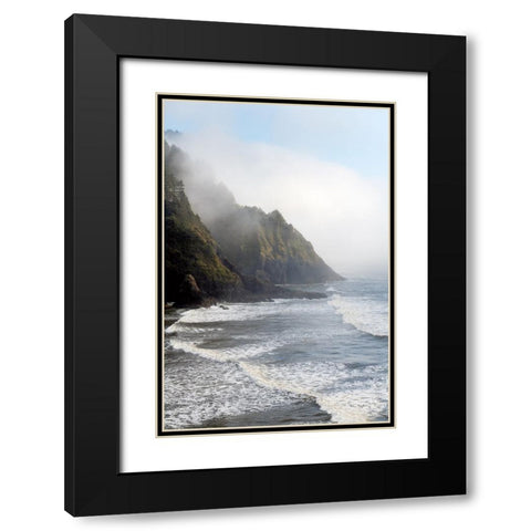 Heceta Head Oregon Black Modern Wood Framed Art Print with Double Matting by Majchrowicz, Alan