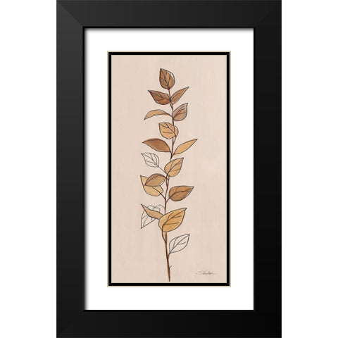 Farm Branch II Black Modern Wood Framed Art Print with Double Matting by Vassileva, Silvia