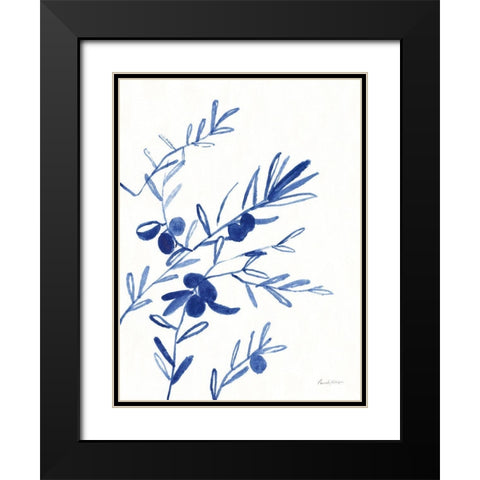 Greek Island Dreaming I Black Modern Wood Framed Art Print with Double Matting by Munger, Pamela