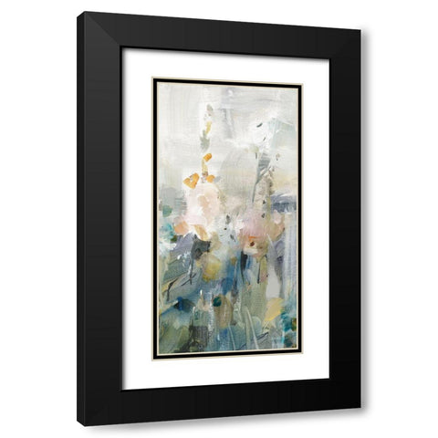 Rustic Garden Neutral VI Black Modern Wood Framed Art Print with Double Matting by Nai, Danhui