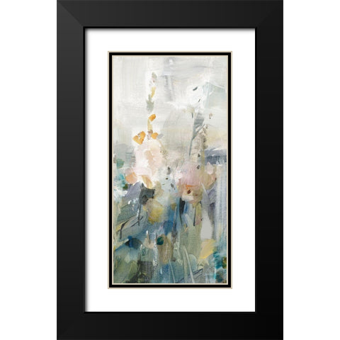 Rustic Garden Neutral VI Black Modern Wood Framed Art Print with Double Matting by Nai, Danhui