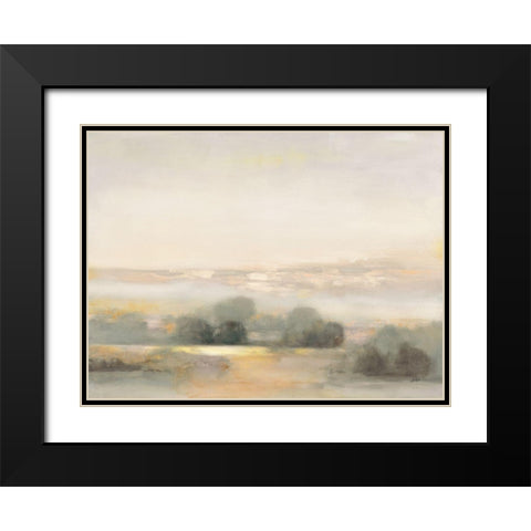 Atmospheric Neutral No Pink Black Modern Wood Framed Art Print with Double Matting by Purinton, Julia