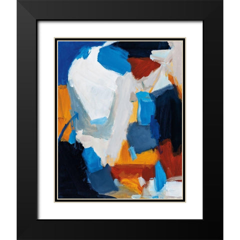 Anything is Possible Gray Black Modern Wood Framed Art Print with Double Matting by Munger, Pamela