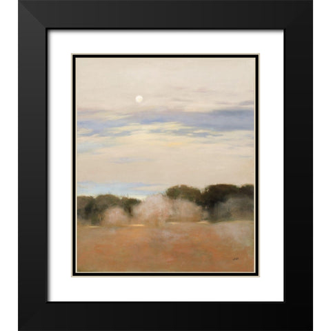 Sienna Fields I Neutral Black Modern Wood Framed Art Print with Double Matting by Purinton, Julia