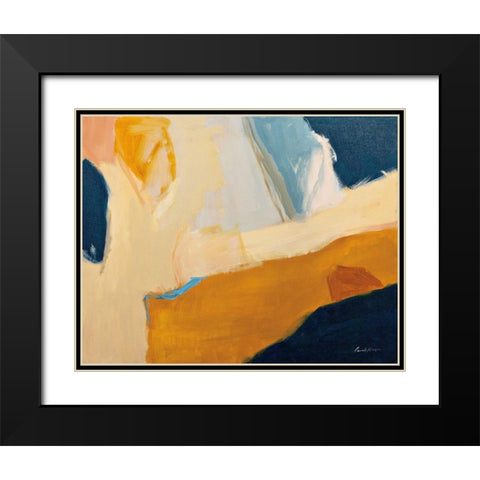 Golden Gate Marigold Black Modern Wood Framed Art Print with Double Matting by Munger, Pamela