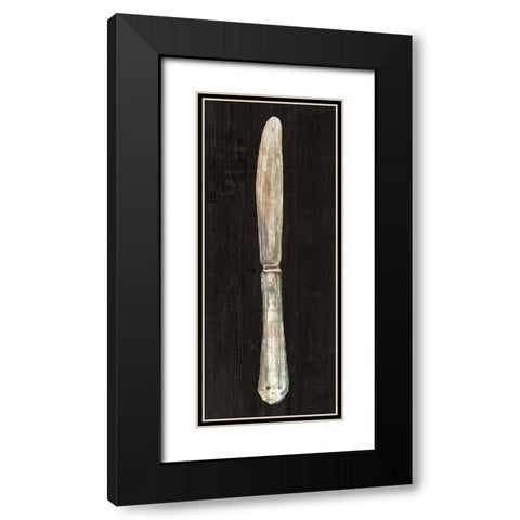 Setting the Table III Black Modern Wood Framed Art Print with Double Matting by Wild Apple Portfolio