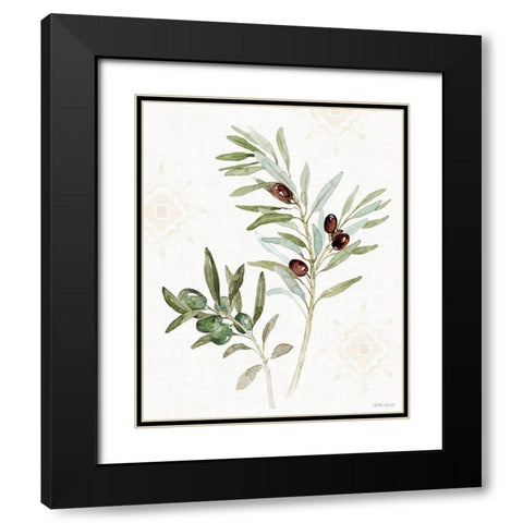 Mediterranean Motif IX Black Modern Wood Framed Art Print with Double Matting by Grove, Beth
