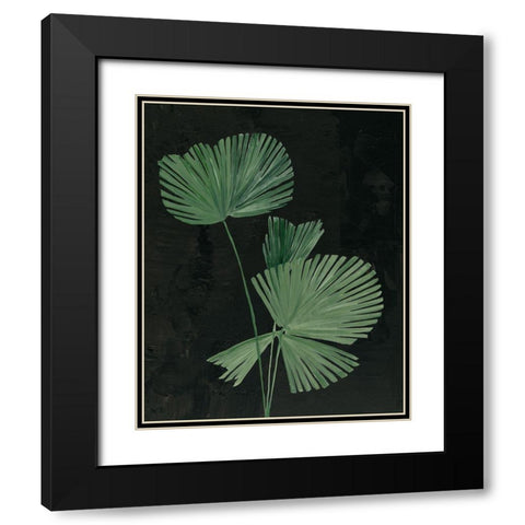 Palm Botanical III Black Black Modern Wood Framed Art Print with Double Matting by Purinton, Julia