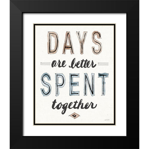 Fresh Farmhouse X Black Modern Wood Framed Art Print with Double Matting by Tavoletti, Anne