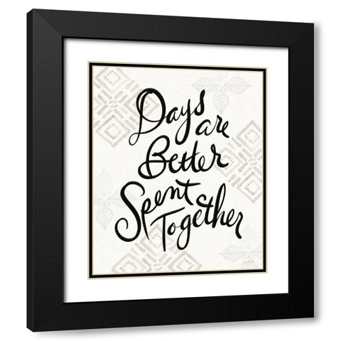 Fresh Farmhouse XII Black Modern Wood Framed Art Print with Double Matting by Tavoletti, Anne