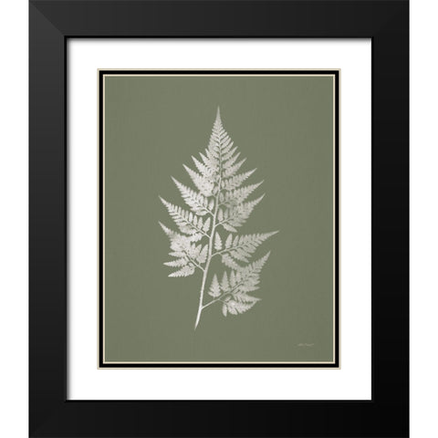 True Green VIII Black Modern Wood Framed Art Print with Double Matting by Pertiet, Katie