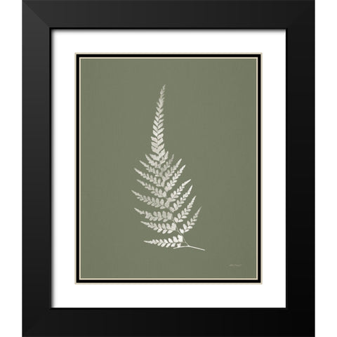 True Green IX Black Modern Wood Framed Art Print with Double Matting by Pertiet, Katie