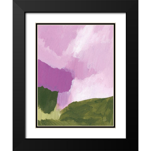 Sentimental Black Modern Wood Framed Art Print with Double Matting by Mack, Lynn