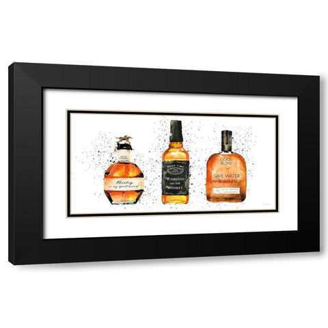 High Spirits Black Modern Wood Framed Art Print with Double Matting by Charro, Mercedes Lopez