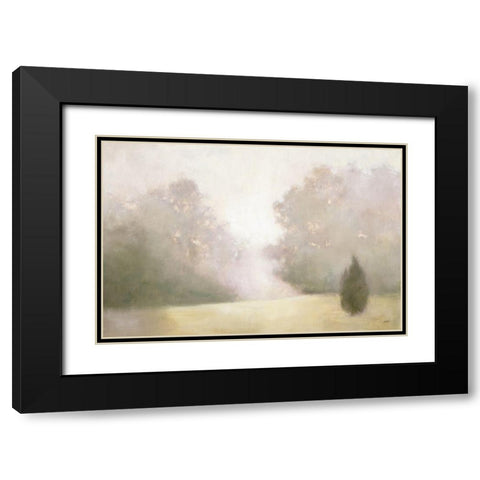 Near Oaks I Black Modern Wood Framed Art Print with Double Matting by Purinton, Julia