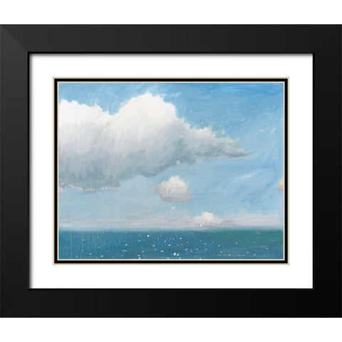 Open Sea Black Modern Wood Framed Art Print with Double Matting by Wiens, James